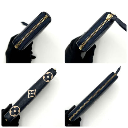 Louis Vuitton Portefeuille Clemence Wallet Bicolor Zip Around