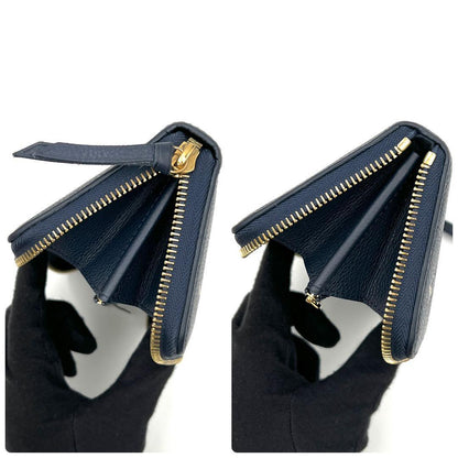 Louis Vuitton Portefeuille Clemence Wallet Bicolor Zip Around
