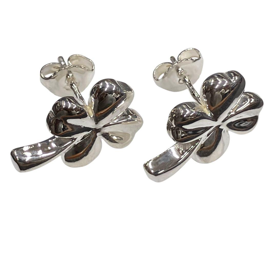 Chanel 925 Four-leaf Earrings J_212