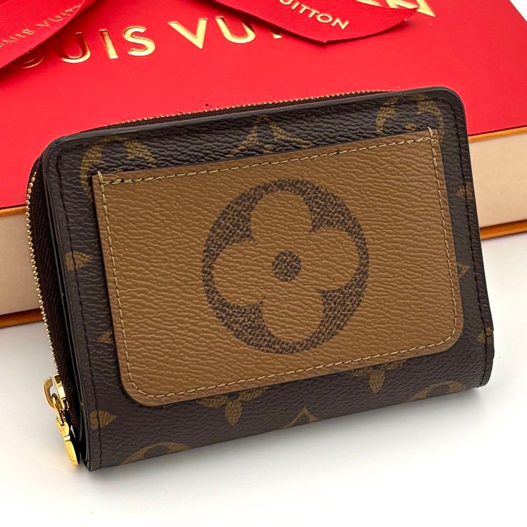 Louis Vuitton Wallet Monogram Giant Portefeuille Lou Brown