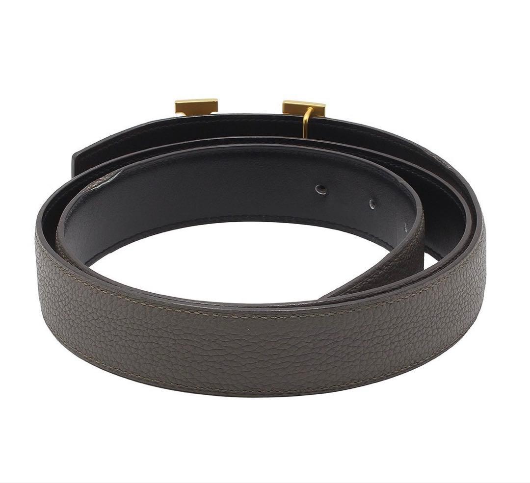 Hermes Constance Reversible Leather Belt — view 2