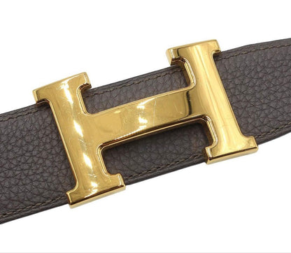 Hermes Constance Reversible Leather Belt — view 3