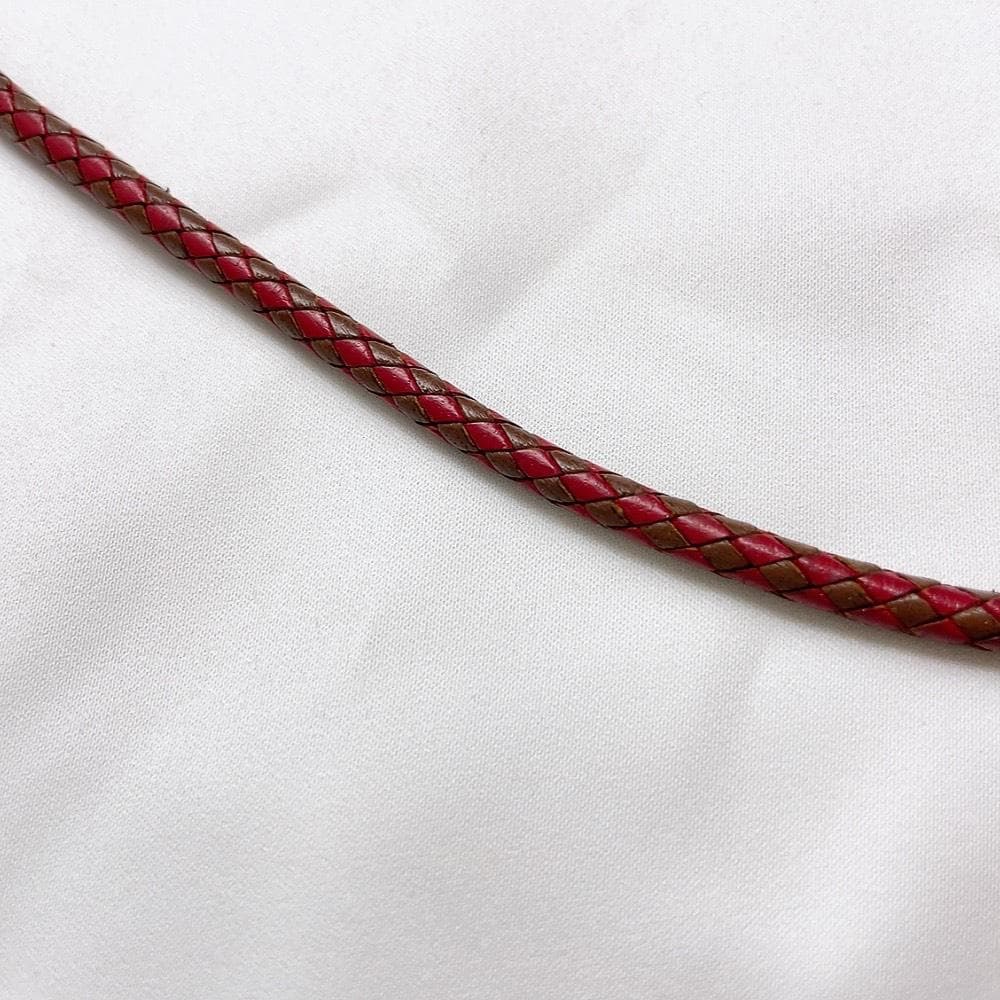 Hermes Touareg Necklace Leather Silver Choker — view 4