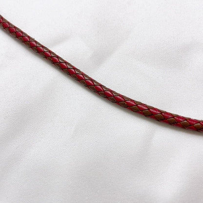 Hermes Touareg Necklace Leather Silver Choker — view 4