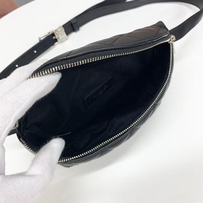 Chanel Uniform CC Logo Quilted Belt Bag Waist