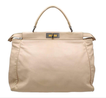 Fendi Peekaboo Large Leather Hand Handbag — view 2