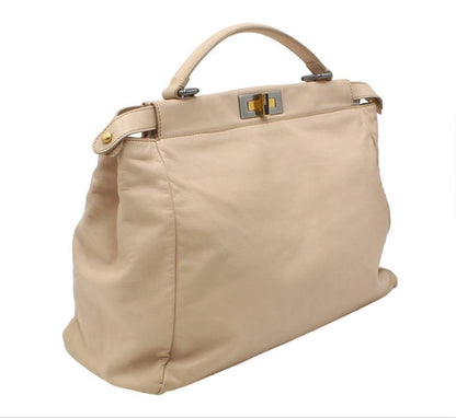 Fendi Peekaboo Large Leather Hand Handbag — view 3