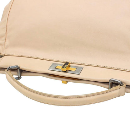 Fendi Peekaboo Large Leather Hand Handbag — view 7