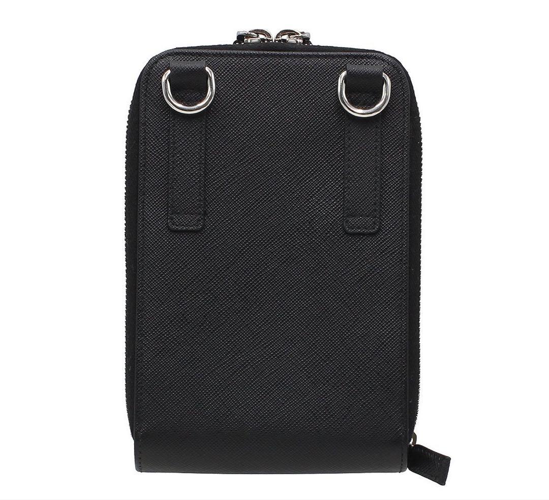 Prada Saffiano Smartphone Shoulder Phone Pouch Pochette — view 2