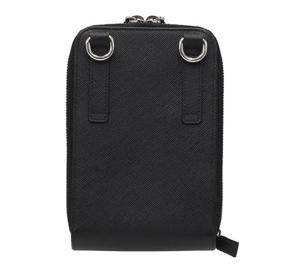 Prada Saffiano Smartphone Shoulder Phone Pouch Pochette — view 2
