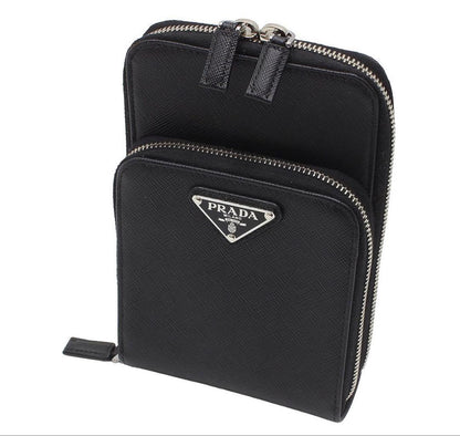 Prada Saffiano Smartphone Shoulder Phone Pouch Pochette — view 4