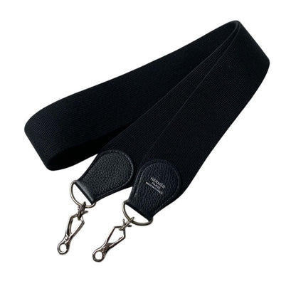 Hermes Evelyn Shoulder Strap Canvas Silver Hardware