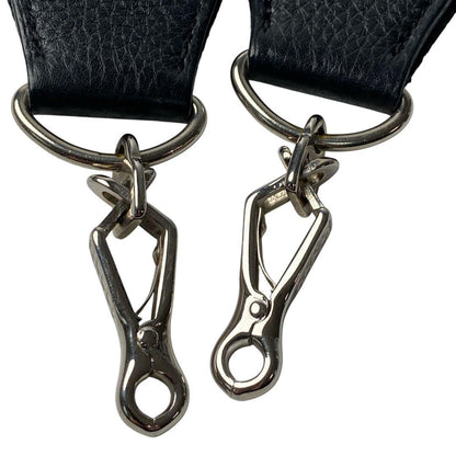 Hermes Evelyn Shoulder Strap Canvas Silver Hardware