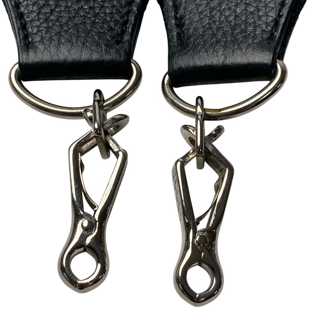 Hermes Evelyn Shoulder Strap Canvas Silver Hardware