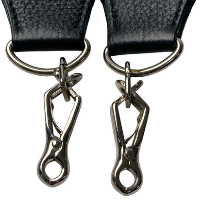 Hermes Evelyn Shoulder Strap Canvas Silver Hardware