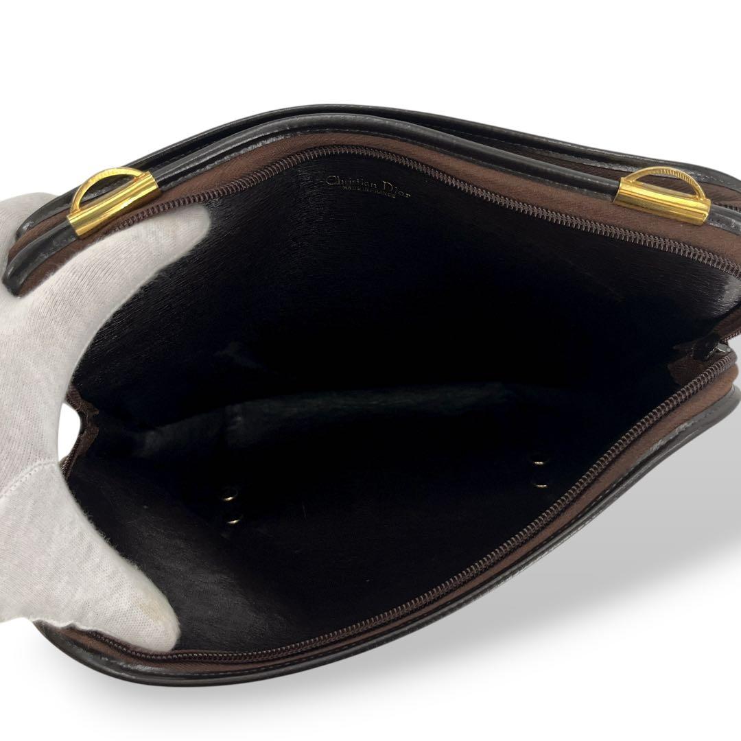 Old Dior 2-Way One Shoulder Bag Clutch Bag Trotter