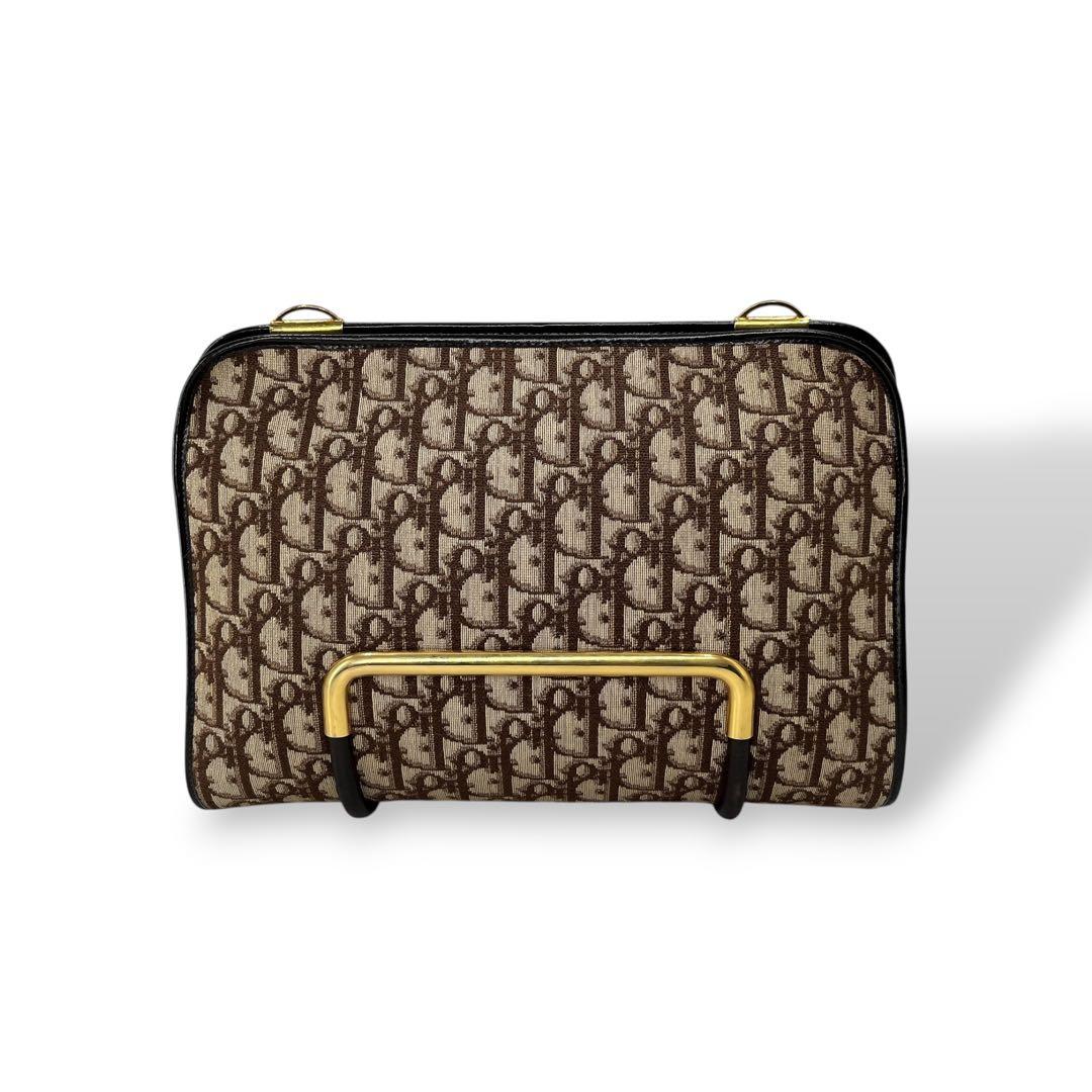Old Dior 2-Way One Shoulder Bag Clutch Bag Trotter