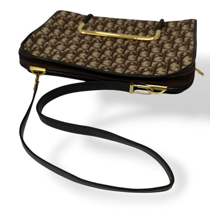 Old Dior 2-Way One Shoulder Bag Clutch Bag Trotter