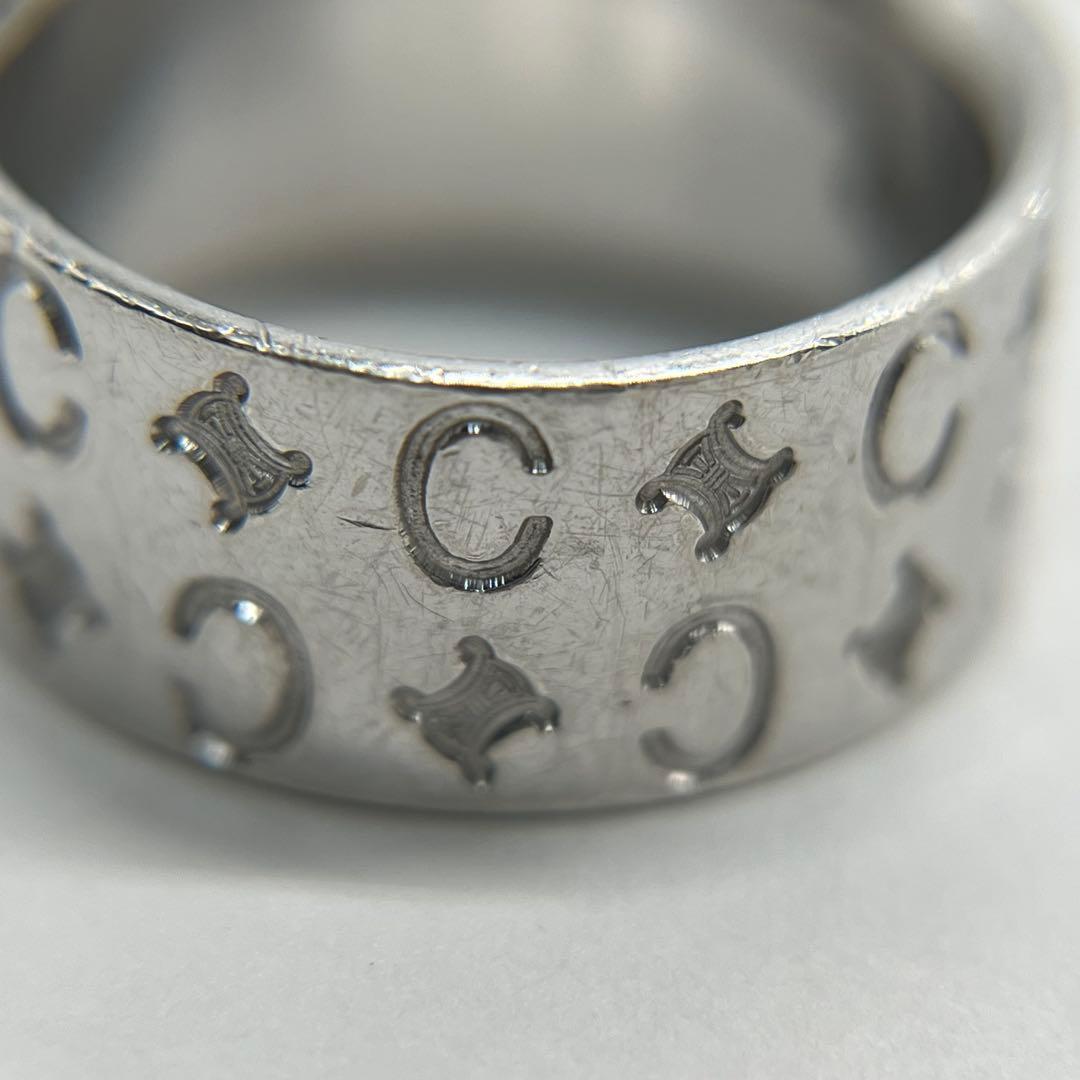 Celine Macadam Ring No 12 SV Vintage