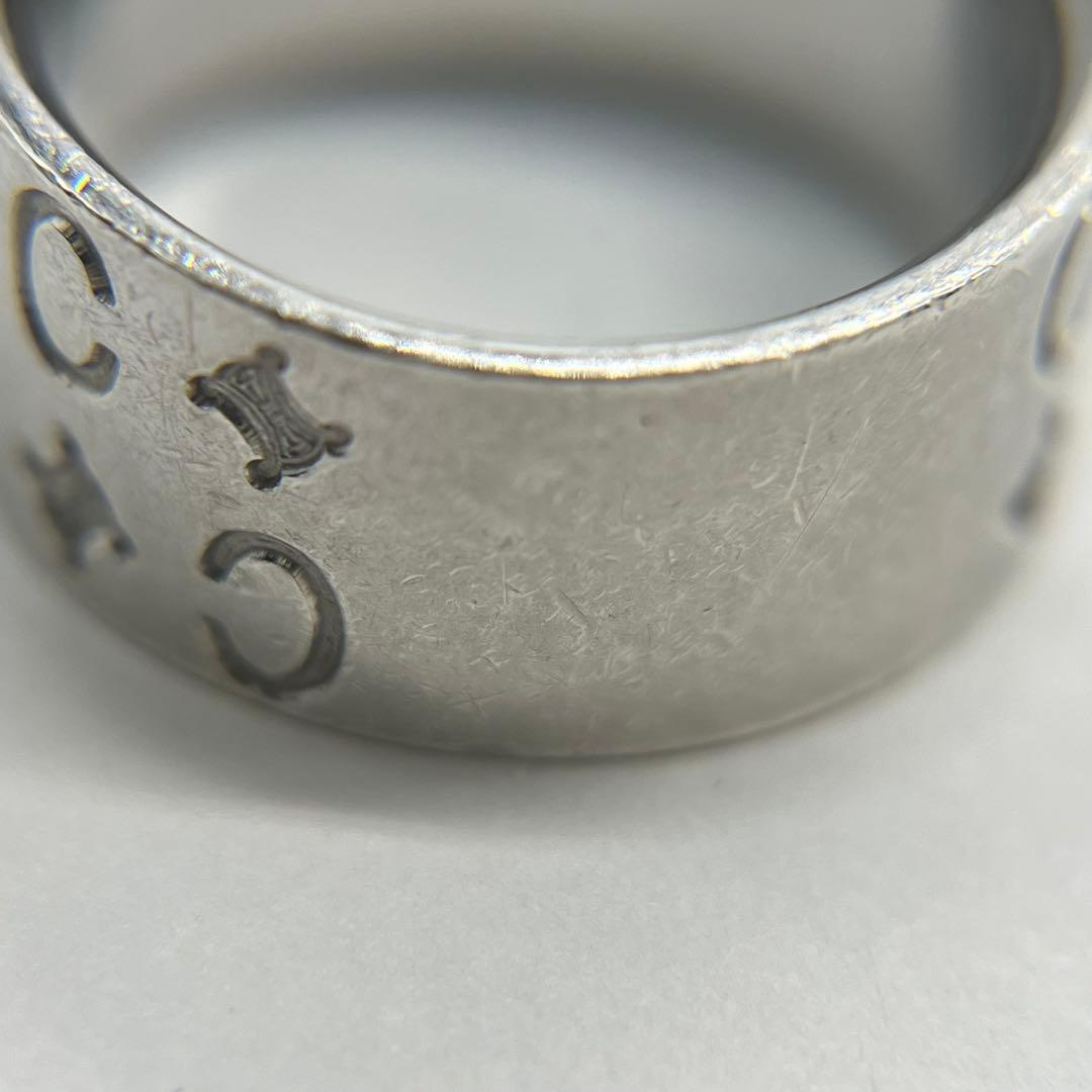 Celine Macadam Ring No 12 SV Vintage