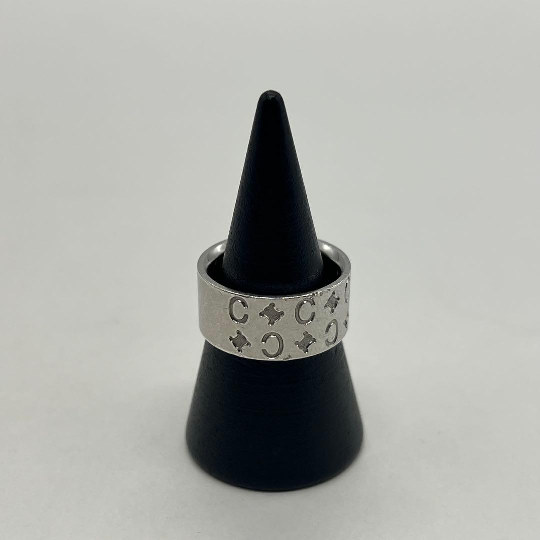 Celine Macadam Ring No 12 SV Vintage