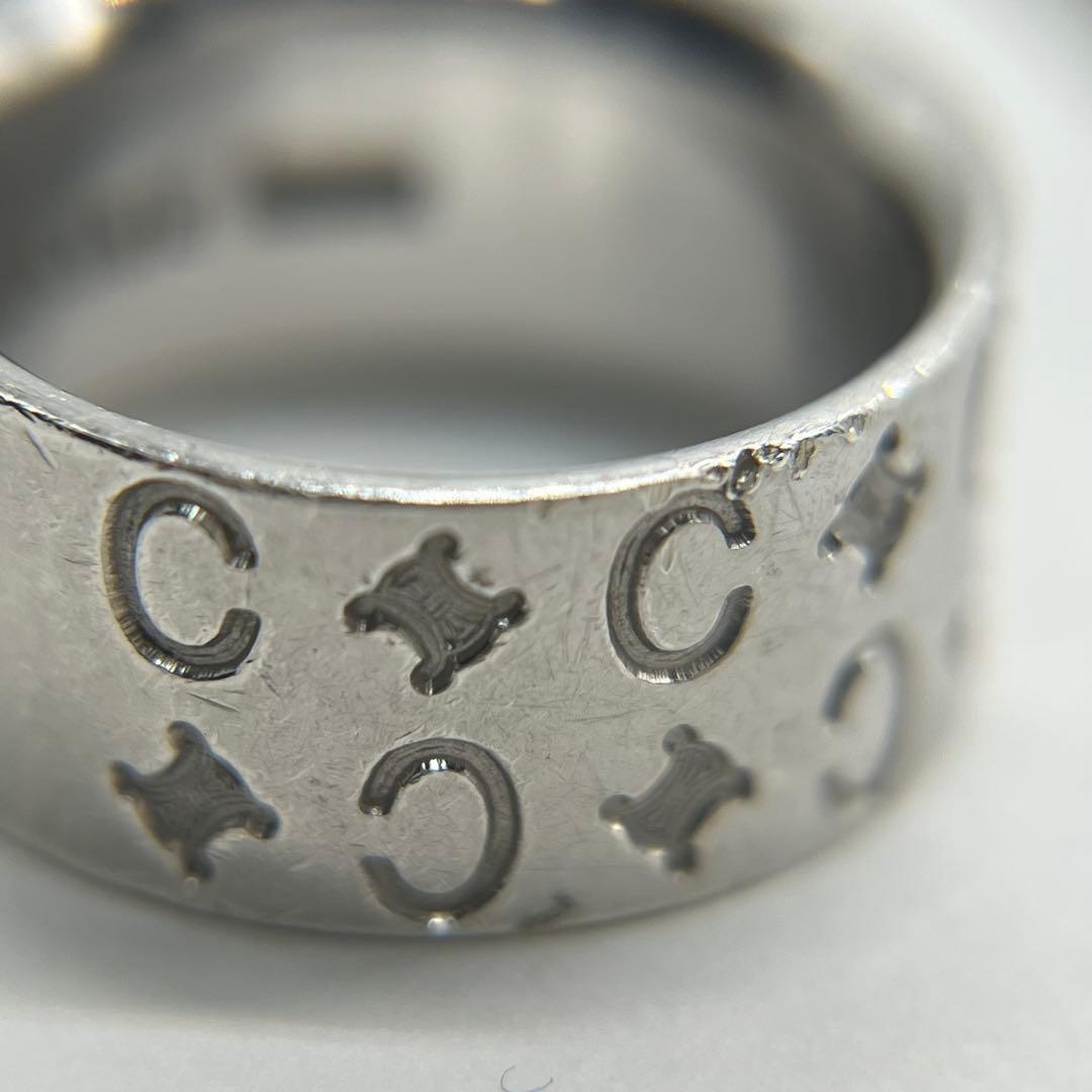 Celine Macadam Ring No 12 SV Vintage