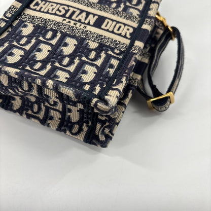 Dior Oblique Book Tote Mini Vertical Shoulder Bag — view 8