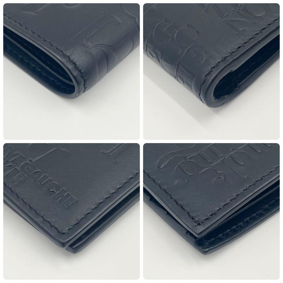 Saint Laurent By Anthony Vaccarello YSL Embossed Folded Wallet