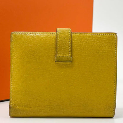 Hermes Bearn Compact Chevre Small Mini Wallet