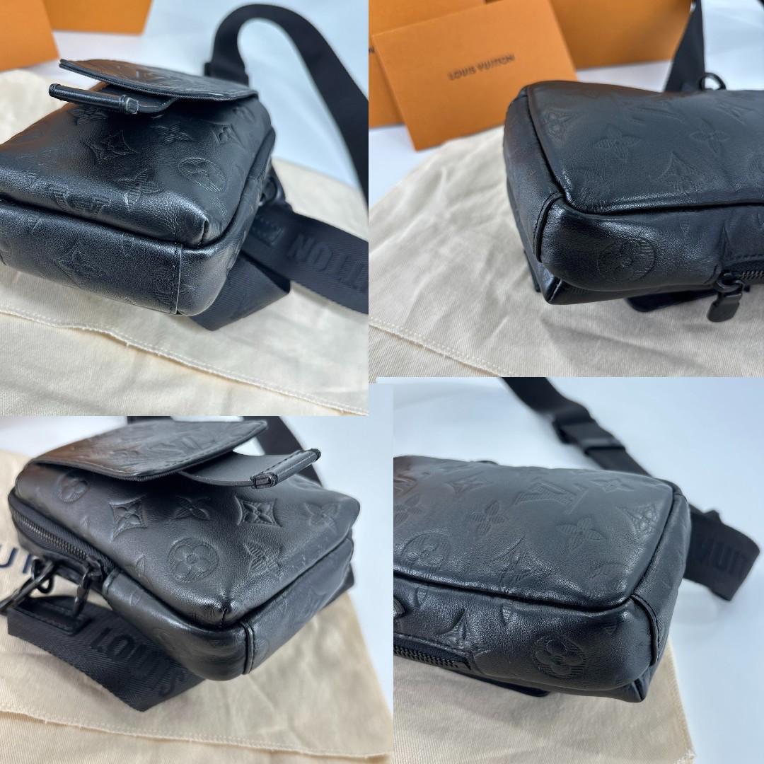 Ultra Louis Vuitton Monogram Shadow Shoulder Bag Phone Pouch