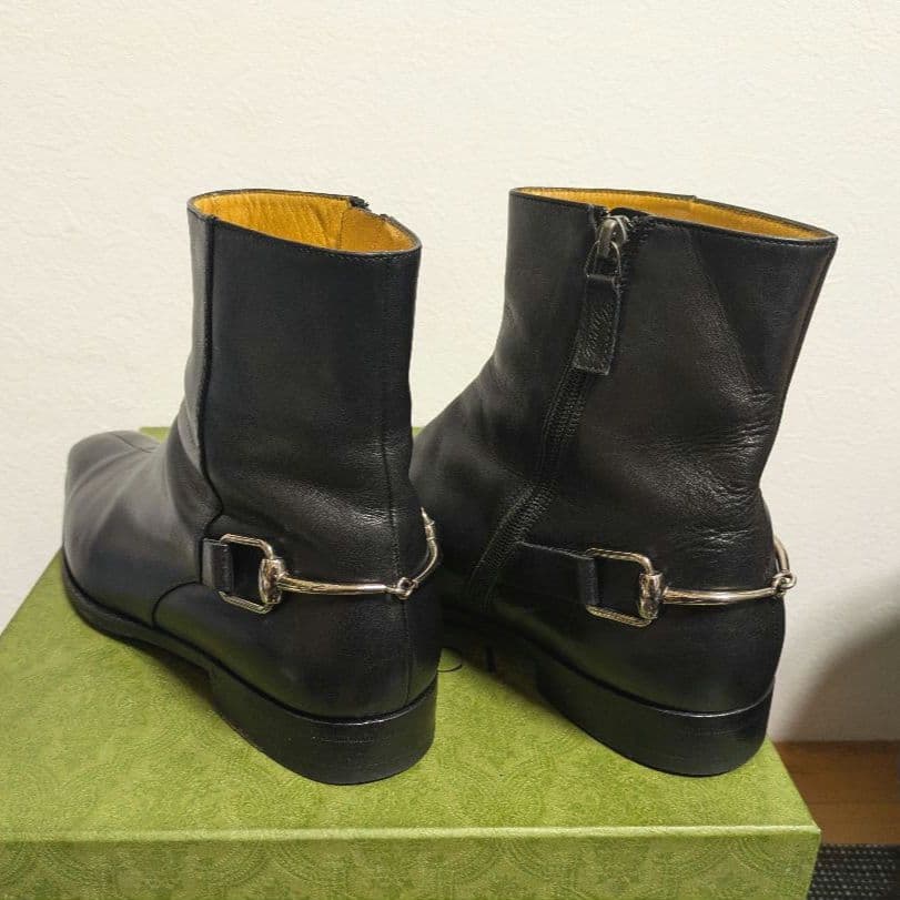 Gucci Horsebit Ankle Boots Black 41 1 2ej