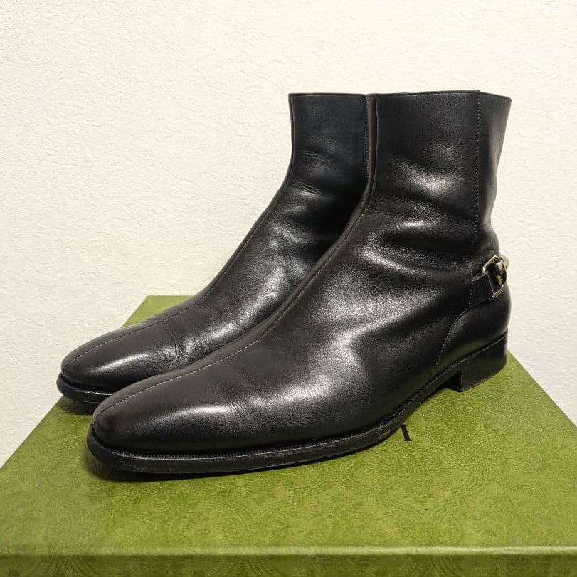 Gucci Horsebit Ankle Boots Black 41 1 2ej