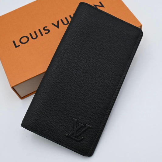 Louis Vuitton Aerogram Portefeuille Brazza Wallet Black