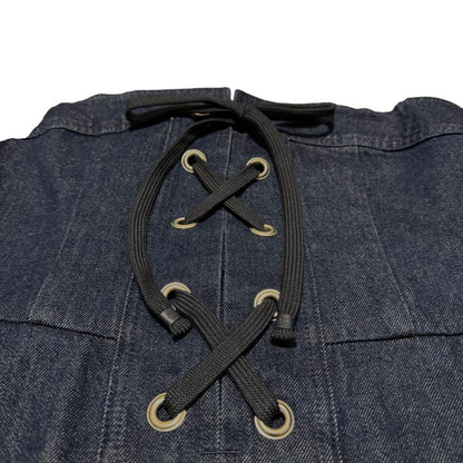 Gucci Lace Up Denim Dress 42 — view 8