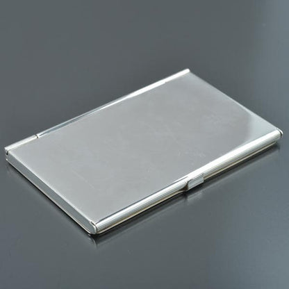 ◇gucci Old Gucci Business Card Case Silver With Silver Box