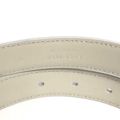 Celine Leather Belt Triomphe Gold Hardware