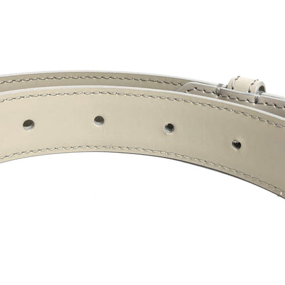 Celine Leather Belt Triomphe Gold Hardware