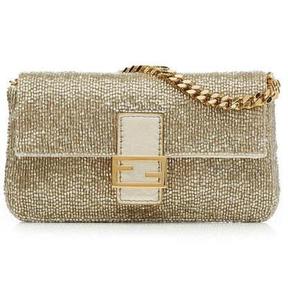 Fendi Beads Baguette Handbag