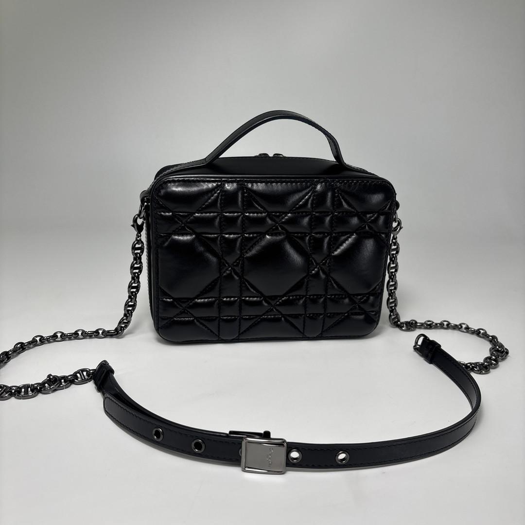Dior Caro Black Shoulder Bag — view 5