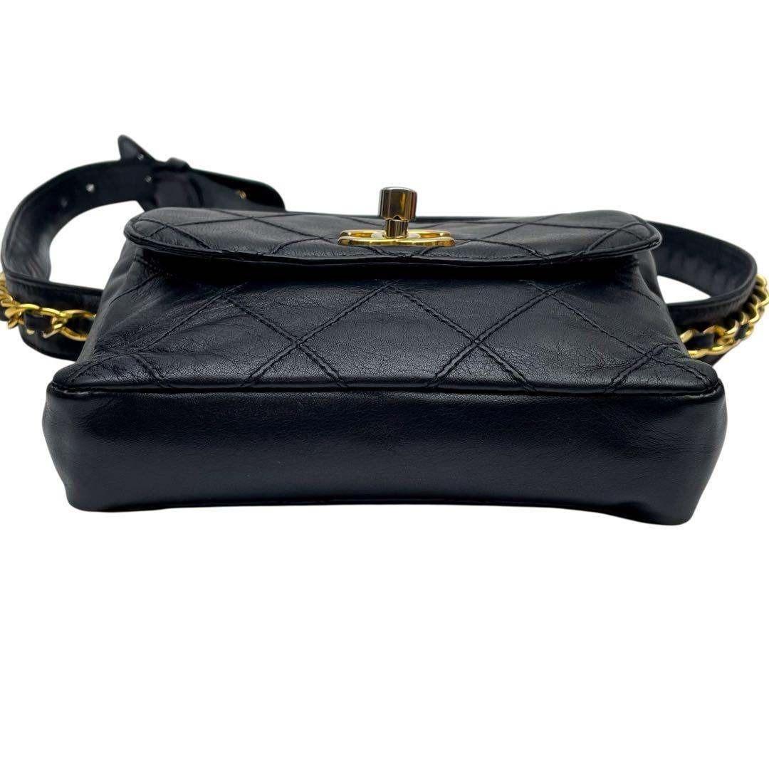 Chanel Quilted Bicolor Waist Shoulder Bag Pouch — view 3