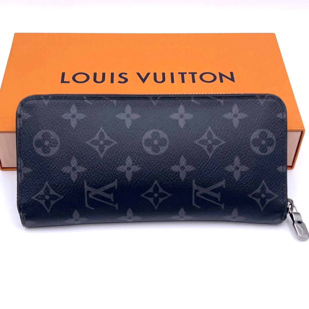 Louis Vuitton Monogram Eclipse Wallet Vertical Black — view 2