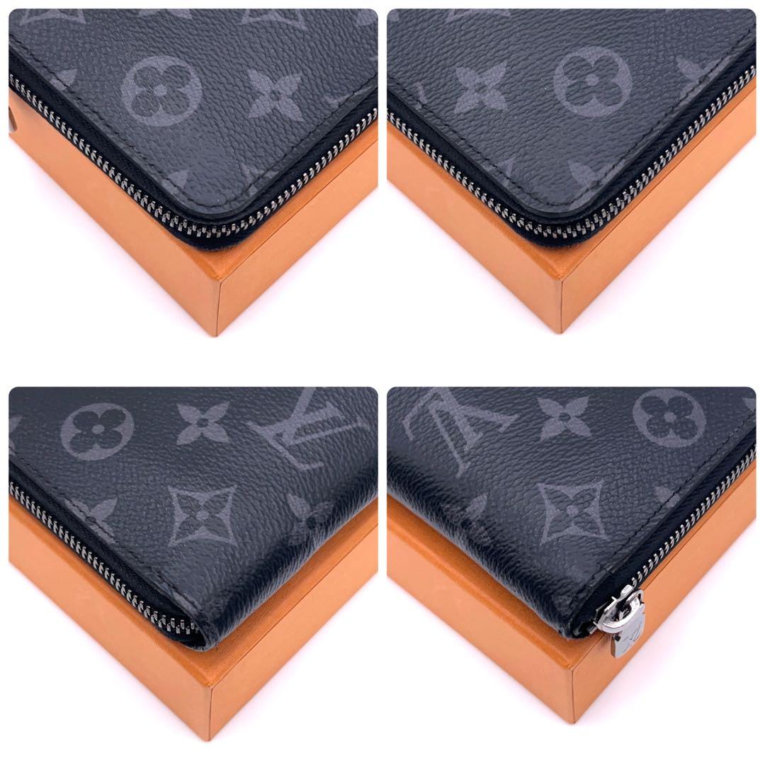 Louis Vuitton Monogram Eclipse Wallet Vertical Black — view 8