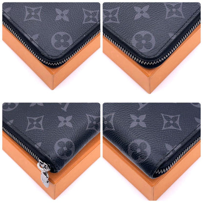 Louis Vuitton Monogram Eclipse Wallet Vertical Black — view 9