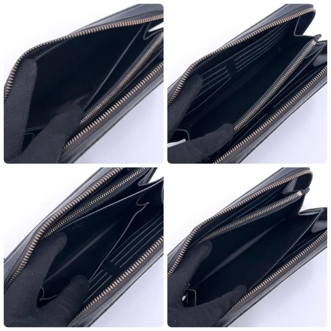 Louis Vuitton Monogram Eclipse Zippy XL Wallet Black — view 5