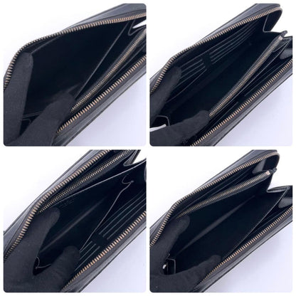 Louis Vuitton Monogram Eclipse Zippy XL Wallet Black — view 5