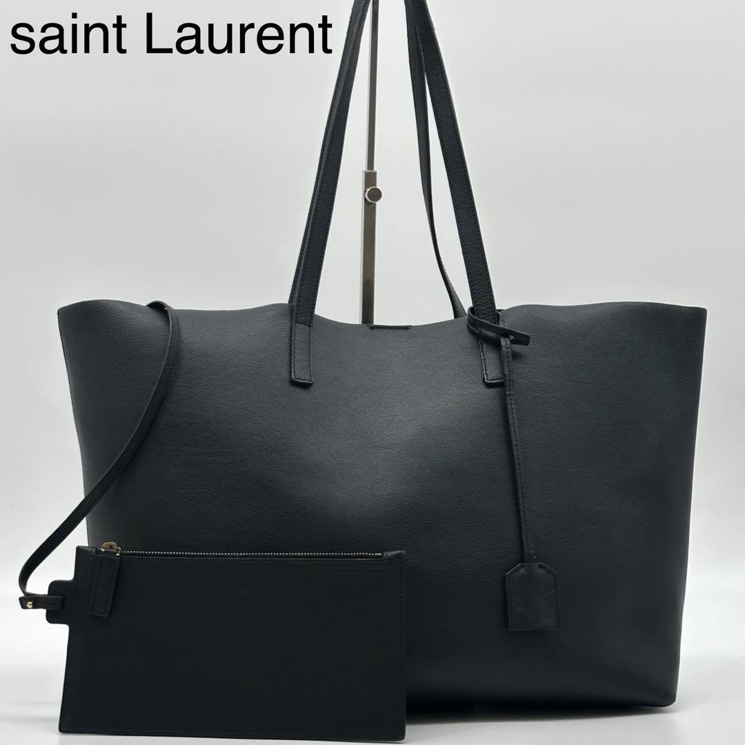 Saint Laurent Shopping Tote Cabas Leather Handbag