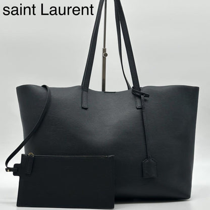 Saint Laurent Shopping Tote Cabas Leather Handbag