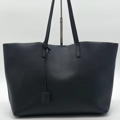 Saint Laurent Shopping Tote Cabas Leather Handbag — view 2