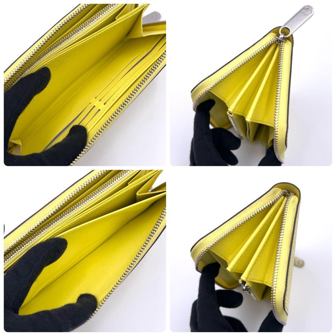 Louis Vuitton Epi Wallet Yellow Newshape Leather — view 6