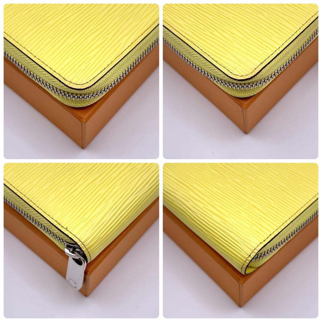 Louis Vuitton Epi Wallet Yellow Newshape Leather — view 8